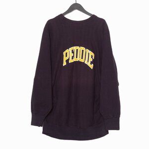 Peddie School Vintage Navy Varsity Reverse Weave Cotton-Blend Sweatshirt - XL
